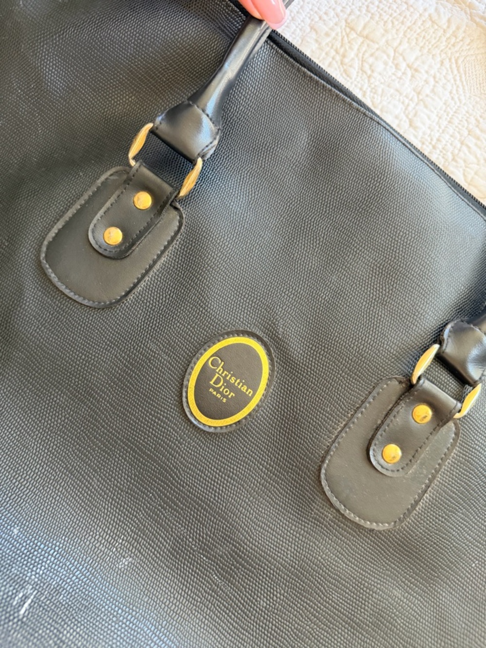 Christian Dior Black Weekend Travel Bag with Top Handles - Picture 5 of 7